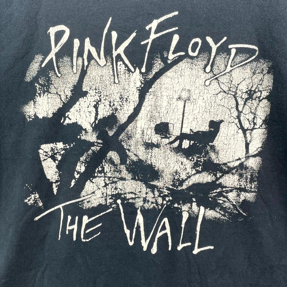 Pink Floyd The Wall T Shirt Mens Large Black Graphic Tee Music Rock Band 80's - Picture 3 of 7